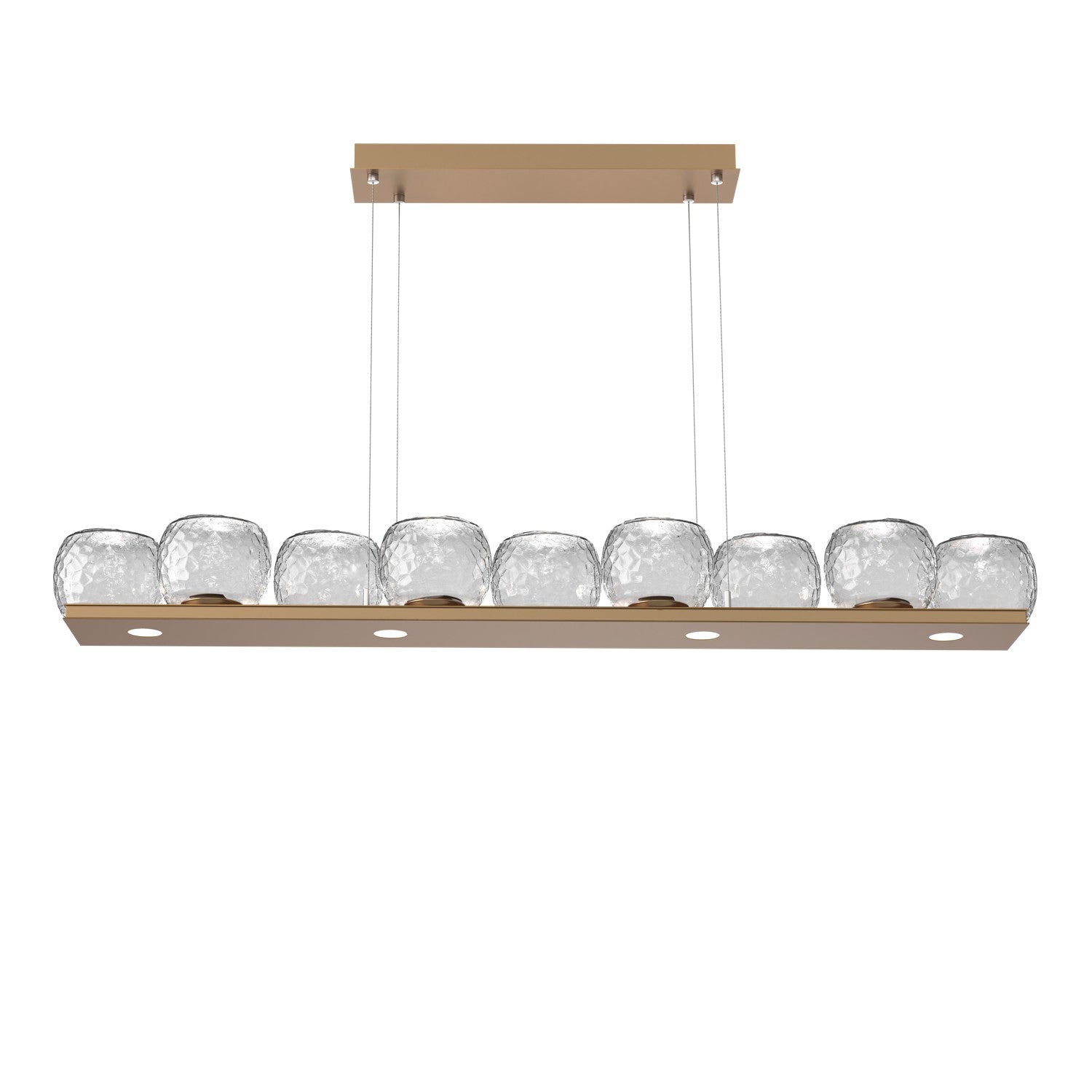 Hammerton Studio - PLB0091-0C-NB-C-CA1-L3 - LED Linear Pendant - Vessel - Novel Brass