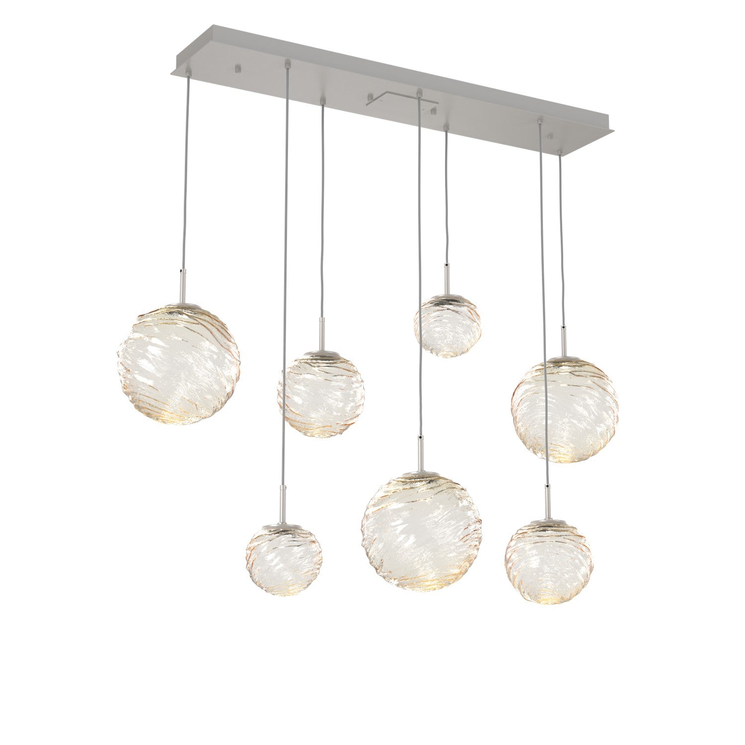 Hammerton Studio - PLB0092-07-BS-A-C01-L3 - LED Linear Pendant - Gaia - Beige Silver