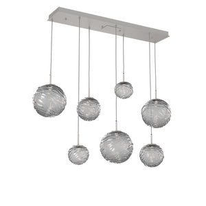 Hammerton Studio - PLB0092-07-BS-S-C01-L3 - LED Linear Pendant - Gaia - Beige Silver