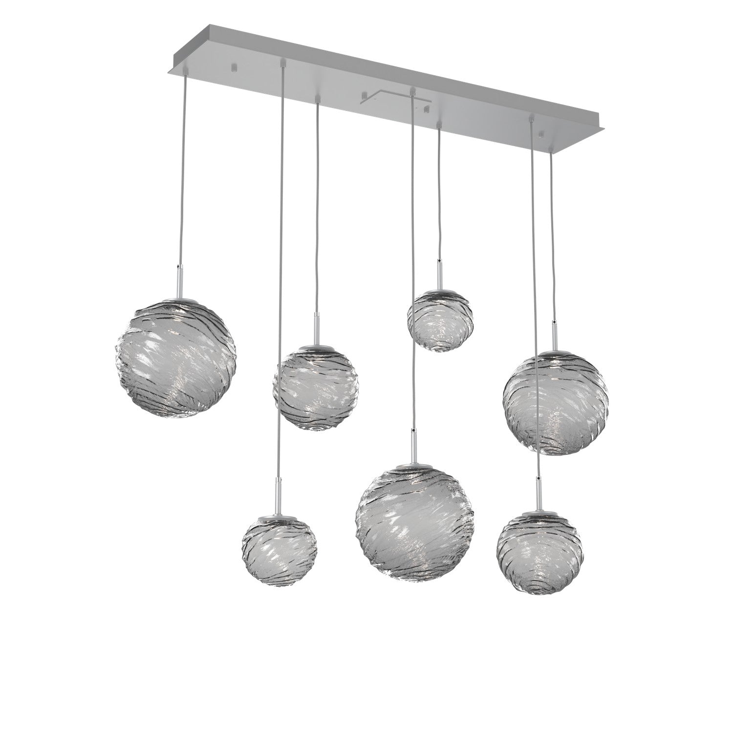 Hammerton Studio - PLB0092-07-CS-S-C01-L3 - LED Linear Pendant - Gaia - Classic Silver