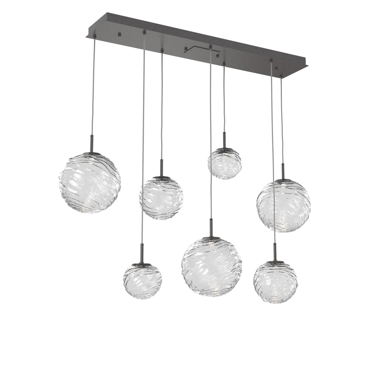 Hammerton Studio - PLB0092-07-GP-C-C01-L1 - LED Linear Pendant - Gaia - Graphite