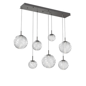 Hammerton Studio - PLB0092-07-GP-C-C01-L3 - LED Linear Pendant - Gaia - Graphite