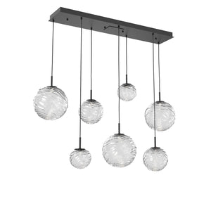 Hammerton Studio - PLB0092-07-MB-C-C01-L3 - LED Linear Pendant - Gaia - Matte Black
