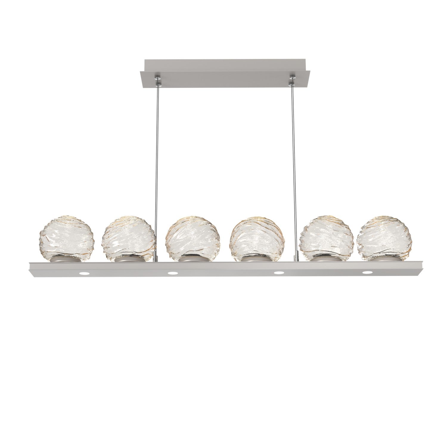 Hammerton Studio - PLB0092-0B-BS-A-CA1-L1 - LED Linear Pendant - Gaia - Beige Silver