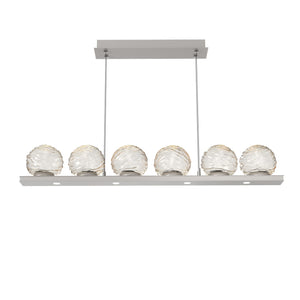 Hammerton Studio - PLB0092-0B-BS-A-CA1-L1 - LED Linear Pendant - Gaia - Beige Silver