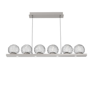 Hammerton Studio - PLB0092-0B-BS-C-CA1-L1 - LED Linear Pendant - Gaia - Beige Silver