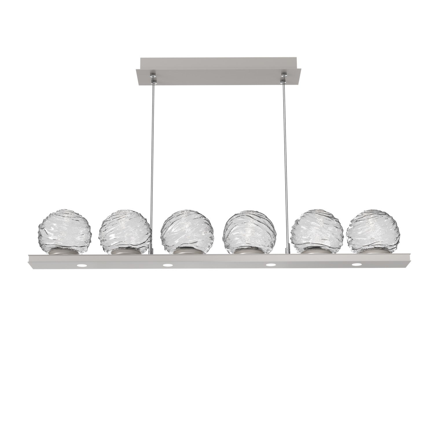 Hammerton Studio - PLB0092-0B-BS-C-CA1-L3 - LED Linear Pendant - Gaia - Beige Silver