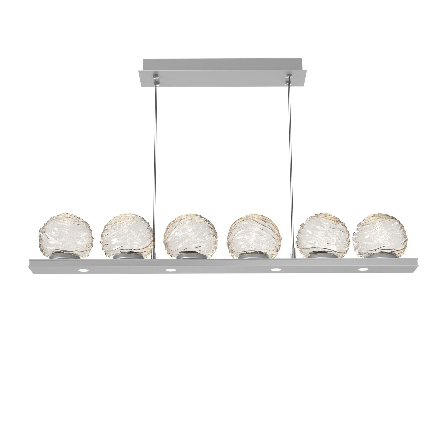 Hammerton Studio - PLB0092-0B-CS-A-CA1-L3 - LED Linear Pendant - Gaia - Classic Silver