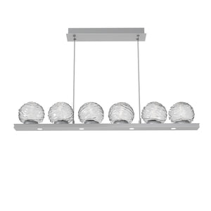 Hammerton Studio - PLB0092-0B-CS-C-CA1-L1 - LED Linear Pendant - Gaia - Classic Silver