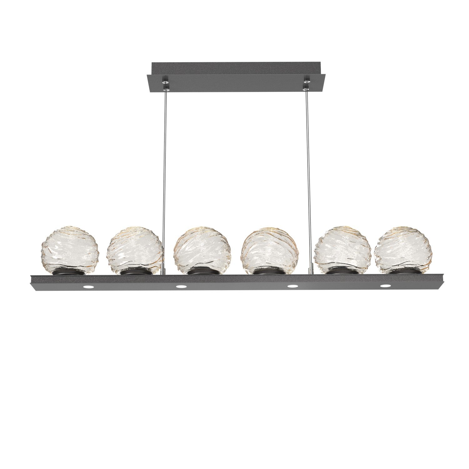 Hammerton Studio - PLB0092-0B-GP-A-CA1-L3 - LED Linear Pendant - Gaia - Graphite