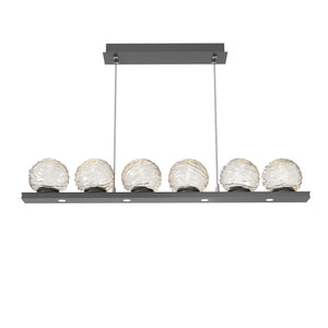 Hammerton Studio - PLB0092-0B-GP-A-CA1-L3 - LED Linear Pendant - Gaia - Graphite
