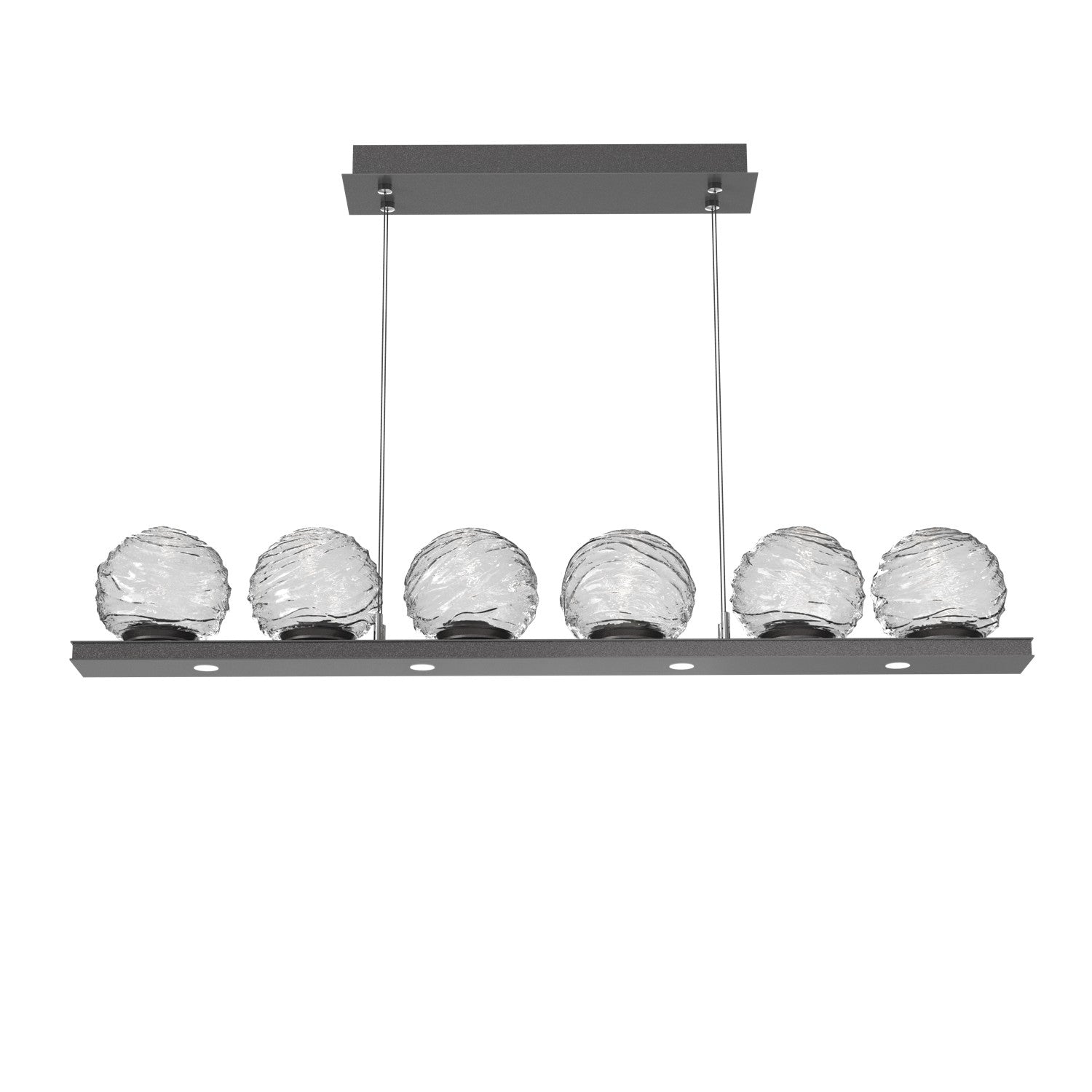 Hammerton Studio - PLB0092-0B-GP-C-CA1-L1 - LED Linear Pendant - Gaia - Graphite