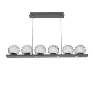 Hammerton Studio - PLB0092-0B-GP-C-CA1-L3 - LED Linear Pendant - Gaia - Graphite
