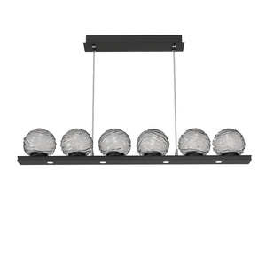 Hammerton Studio - PLB0092-0B-MB-S-CA1-L1 - LED Linear Pendant - Gaia - Matte Black