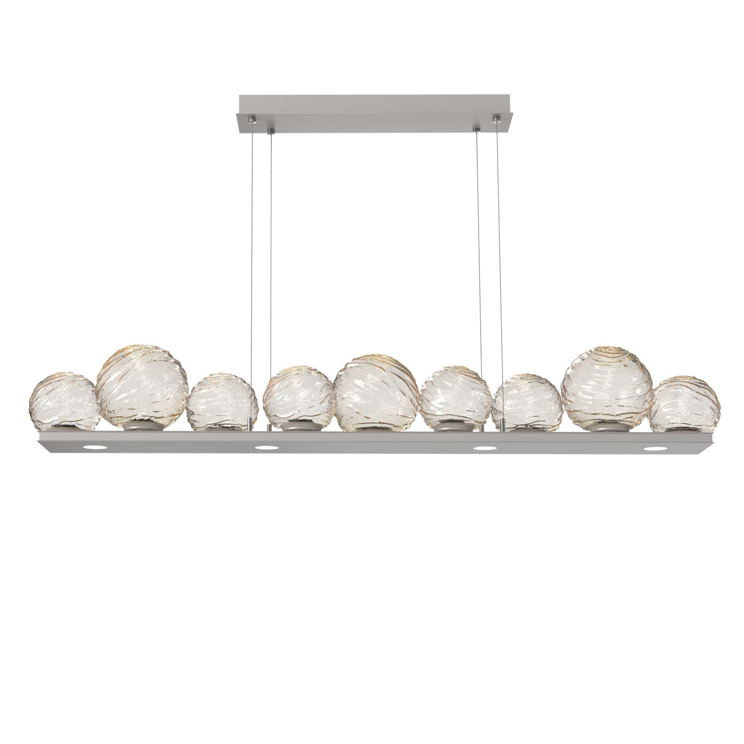 Hammerton Studio - PLB0092-0C-BS-A-CA1-L3 - LED Linear Pendant - Gaia - Beige Silver