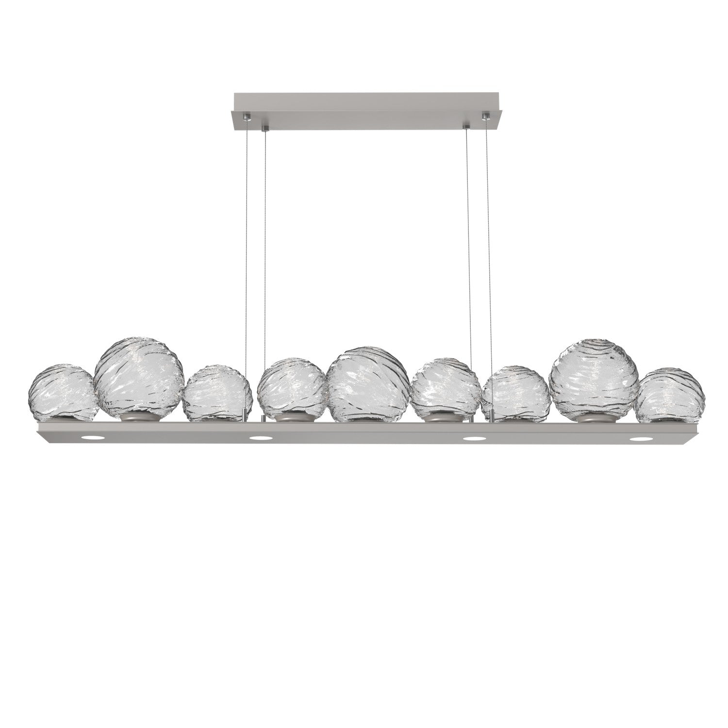 Hammerton Studio - PLB0092-0C-BS-C-CA1-L1 - LED Linear Pendant - Gaia - Beige Silver