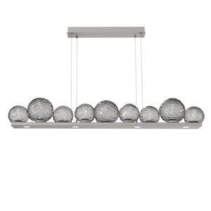 Hammerton Studio - PLB0092-0C-BS-S-CA1-L3 - LED Linear Pendant - Gaia - Beige Silver