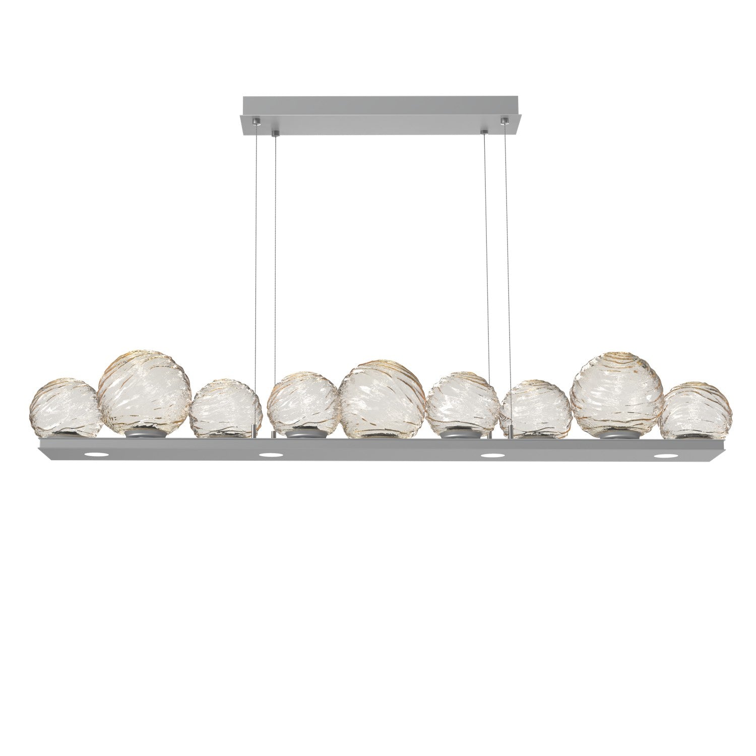 Hammerton Studio - PLB0092-0C-CS-A-CA1-L3 - LED Linear Pendant - Gaia - Classic Silver