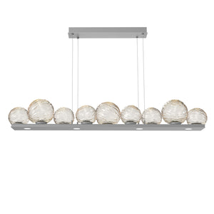 Hammerton Studio - PLB0092-0C-CS-A-CA1-L3 - LED Linear Pendant - Gaia - Classic Silver