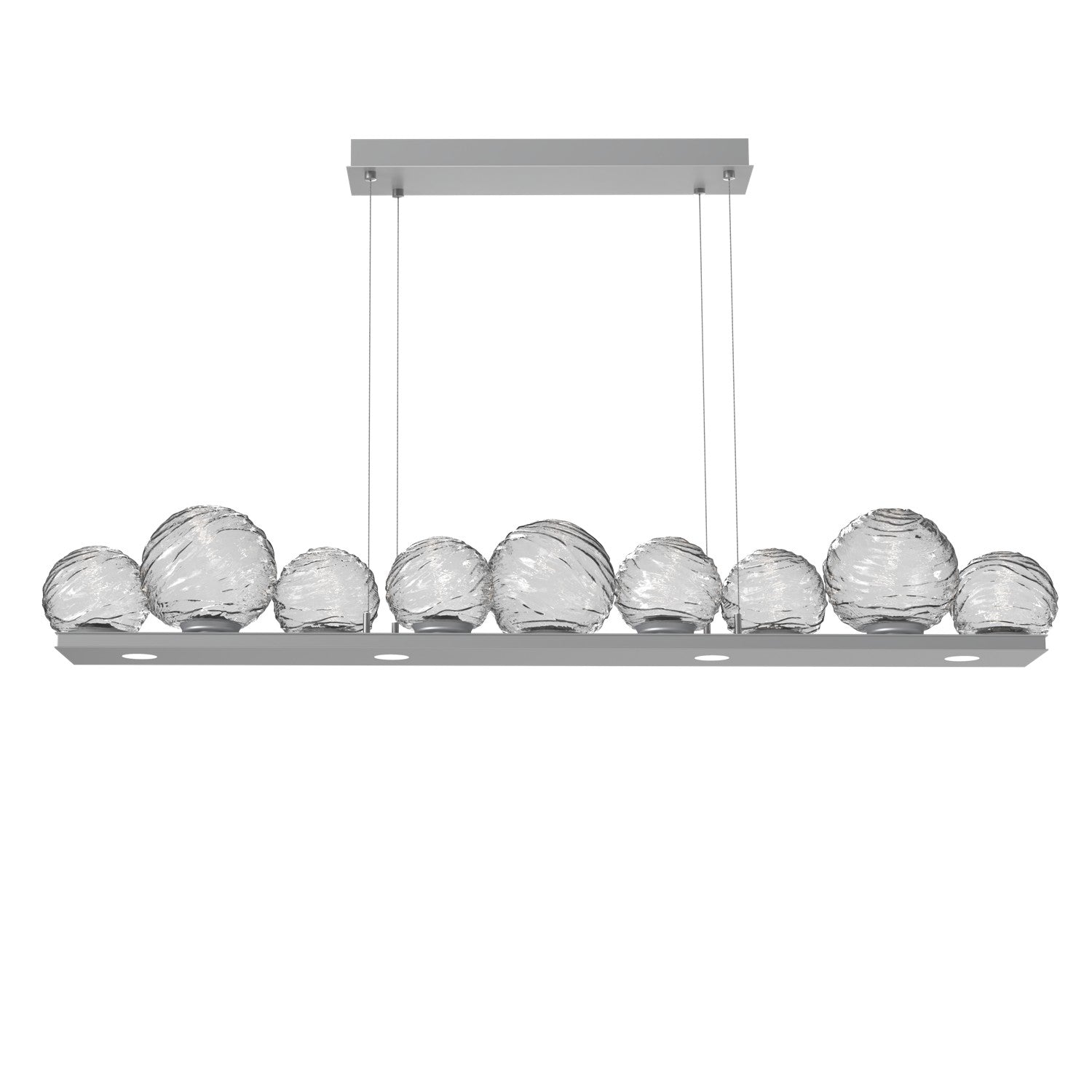 Hammerton Studio - PLB0092-0C-CS-C-CA1-L3 - LED Linear Pendant - Gaia - Classic Silver
