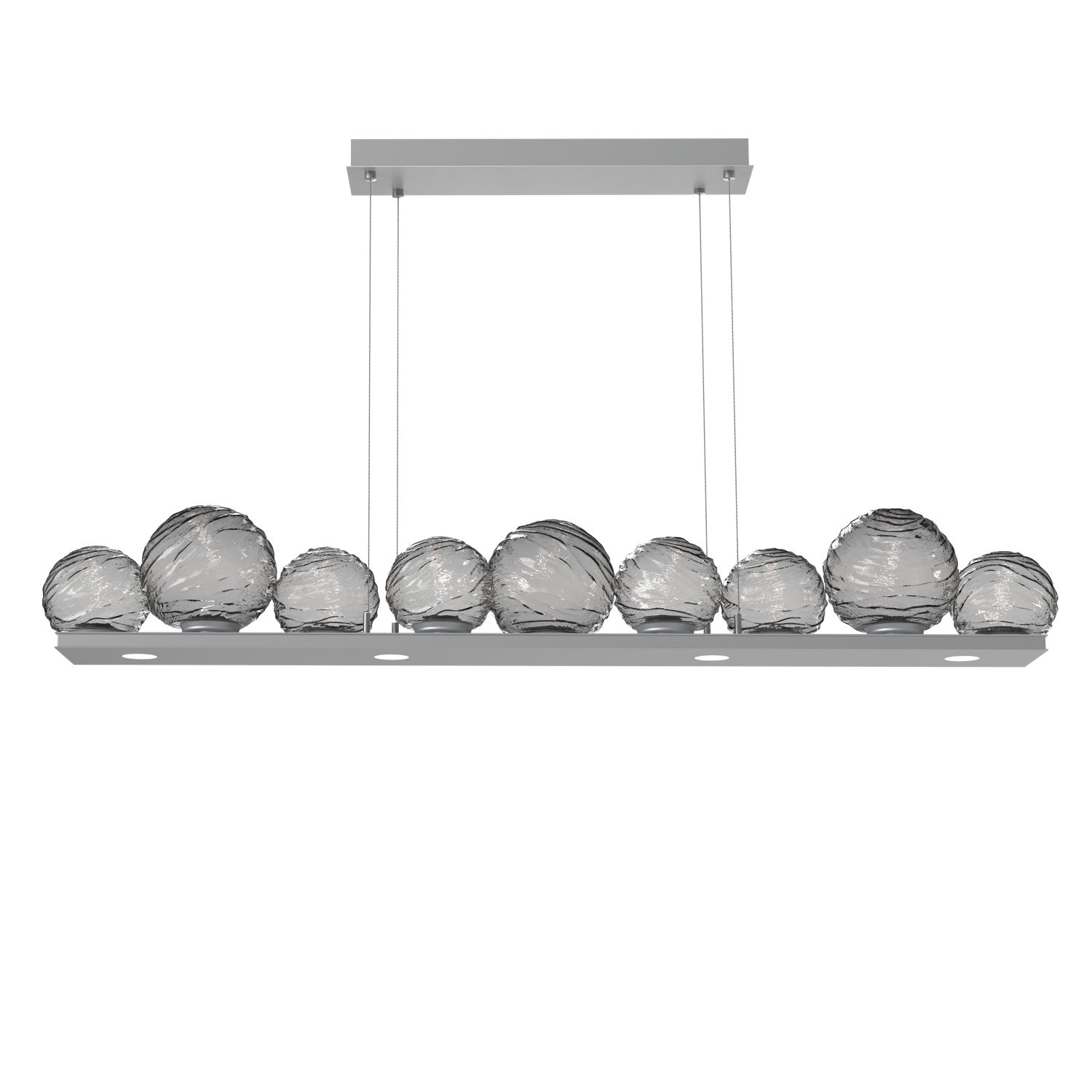 Hammerton Studio - PLB0092-0C-CS-S-CA1-L3 - LED Linear Pendant - Gaia - Classic Silver