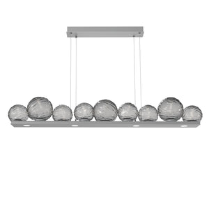Hammerton Studio - PLB0092-0C-CS-S-CA1-L3 - LED Linear Pendant - Gaia - Classic Silver