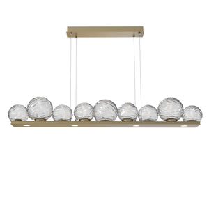 Hammerton Studio - PLB0092-0C-GB-C-CA1-L1 - LED Linear Pendant - Gaia - Gilded Brass