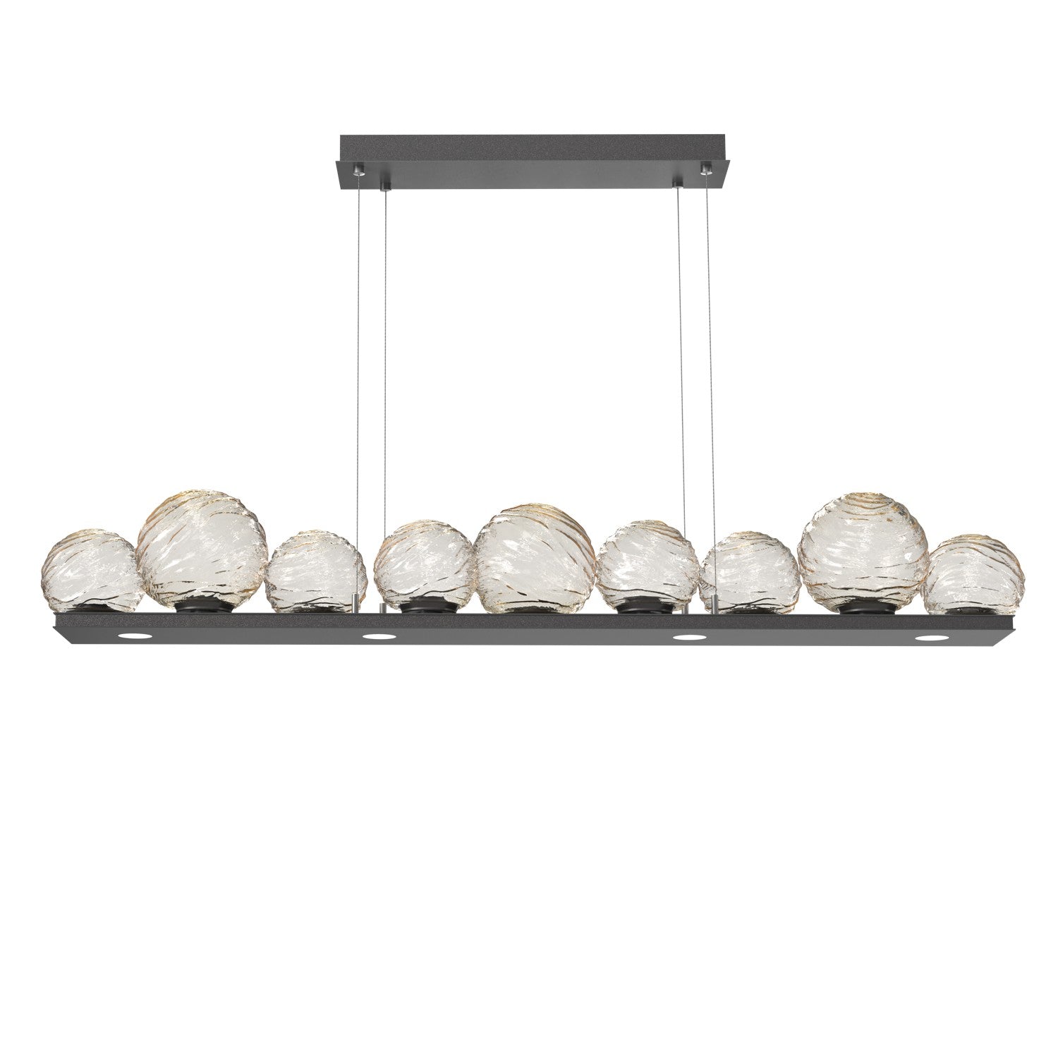 Hammerton Studio - PLB0092-0C-GP-A-CA1-L3 - LED Linear Pendant - Gaia - Graphite