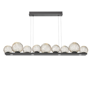 Hammerton Studio - PLB0092-0C-GP-A-CA1-L3 - LED Linear Pendant - Gaia - Graphite