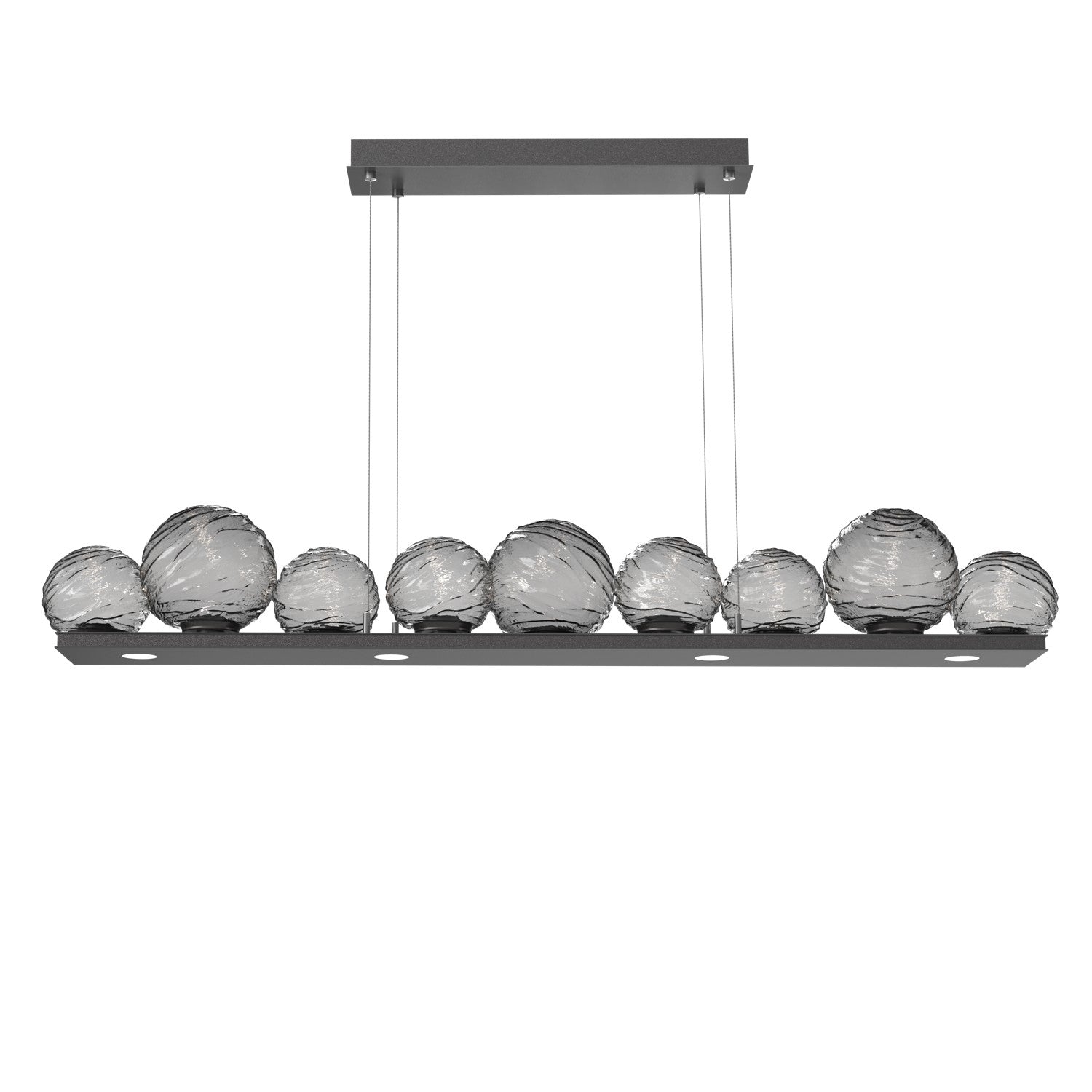 Hammerton Studio - PLB0092-0C-GP-S-CA1-L1 - LED Linear Pendant - Gaia - Graphite