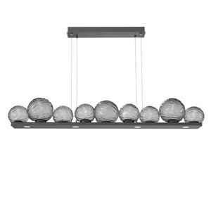 Hammerton Studio - PLB0092-0C-GP-S-CA1-L1 - LED Linear Pendant - Gaia - Graphite