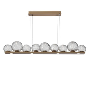 Hammerton Studio - PLB0092-0C-NB-C-CA1-L1 - LED Linear Pendant - Gaia - Novel Brass
