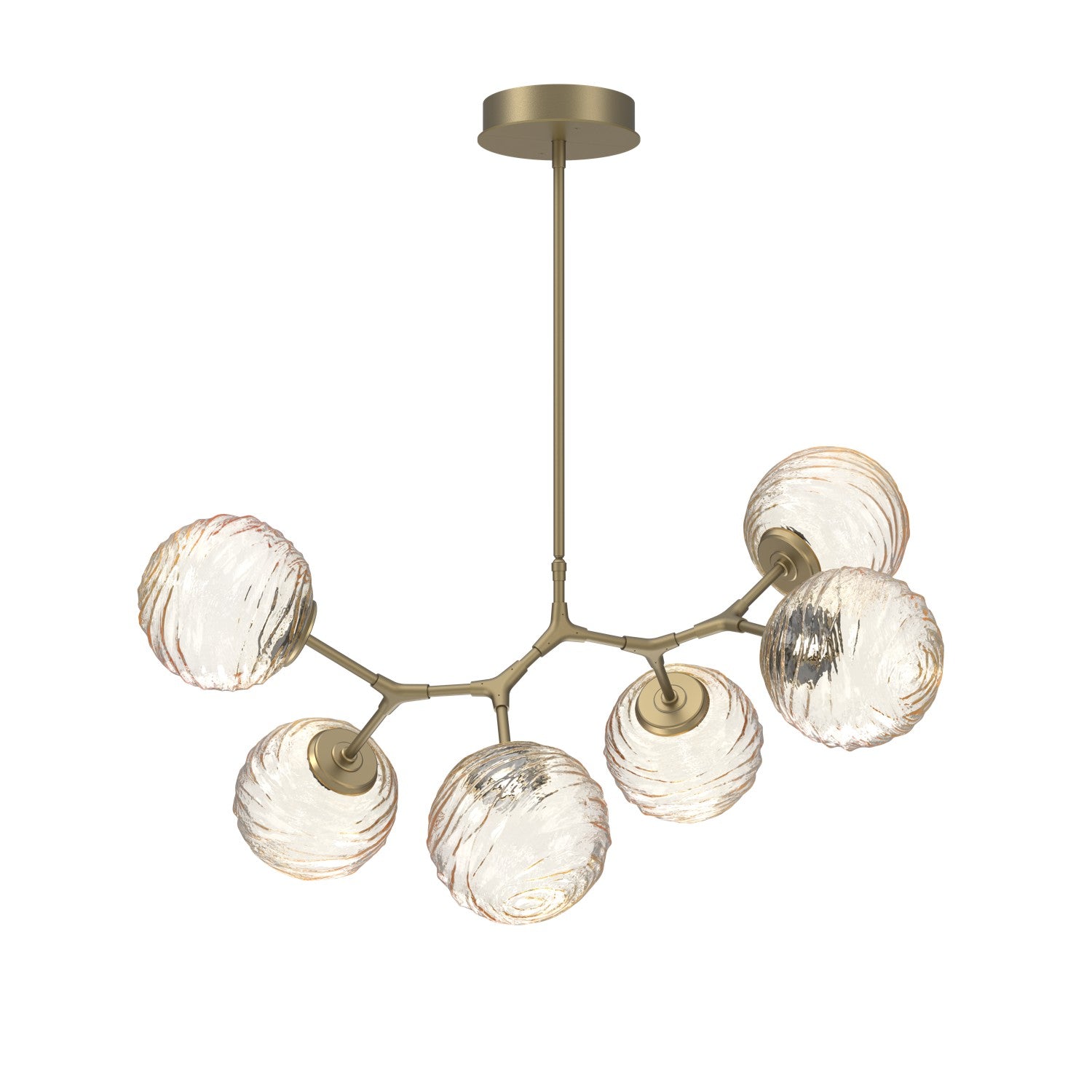 Hammerton Studio - PLB0092-BA-GB-A-001-L3 - LED Pendant - Gaia - Gilded Brass