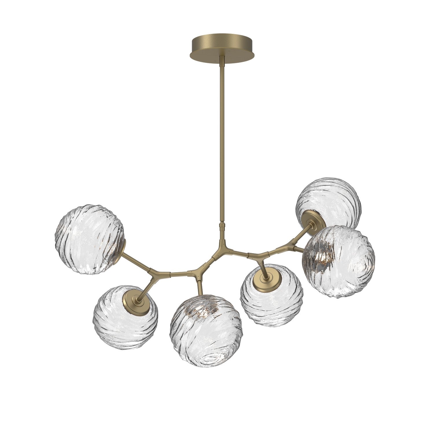 Hammerton Studio - PLB0092-BA-GB-C-001-L3 - LED Pendant - Gaia - Gilded Brass