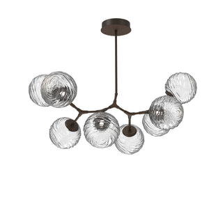 Hammerton Studio - PLB0092-BB-FB-C-001-L3 - LED Pendant - Gaia - Flat Bronze
