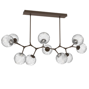 Hammerton Studio - PLB0092-BC-FB-C-001-L3 - LED Pendant - Gaia - Flat Bronze