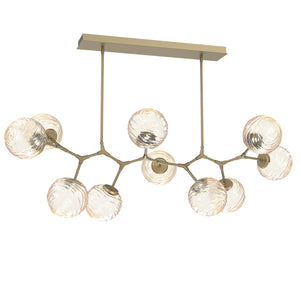 Hammerton Studio - PLB0092-BC-GB-A-001-L3 - LED Pendant - Gaia - Gilded Brass