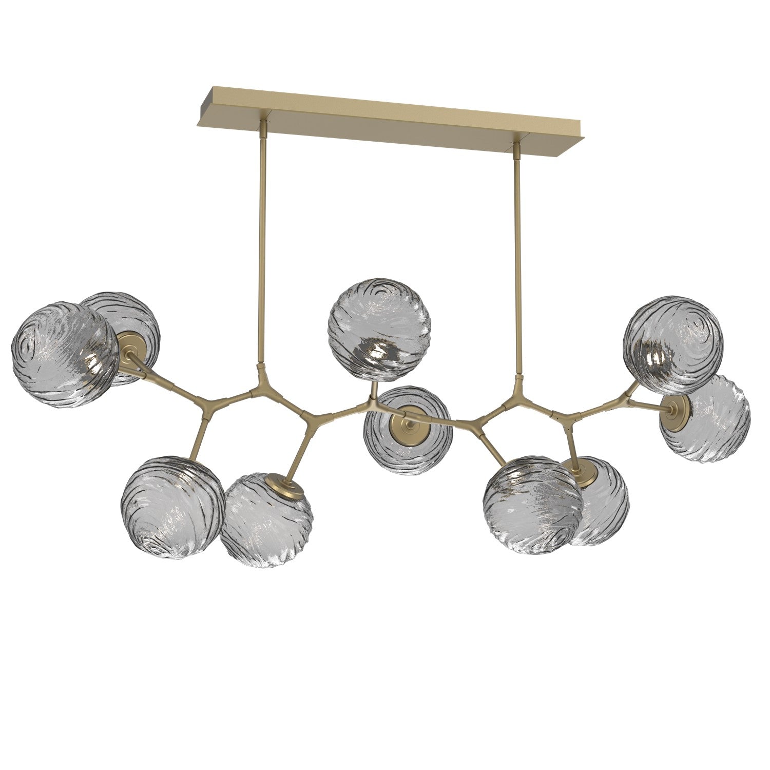 Hammerton Studio - PLB0092-BC-GB-S-001-L3 - LED Pendant - Gaia - Gilded Brass