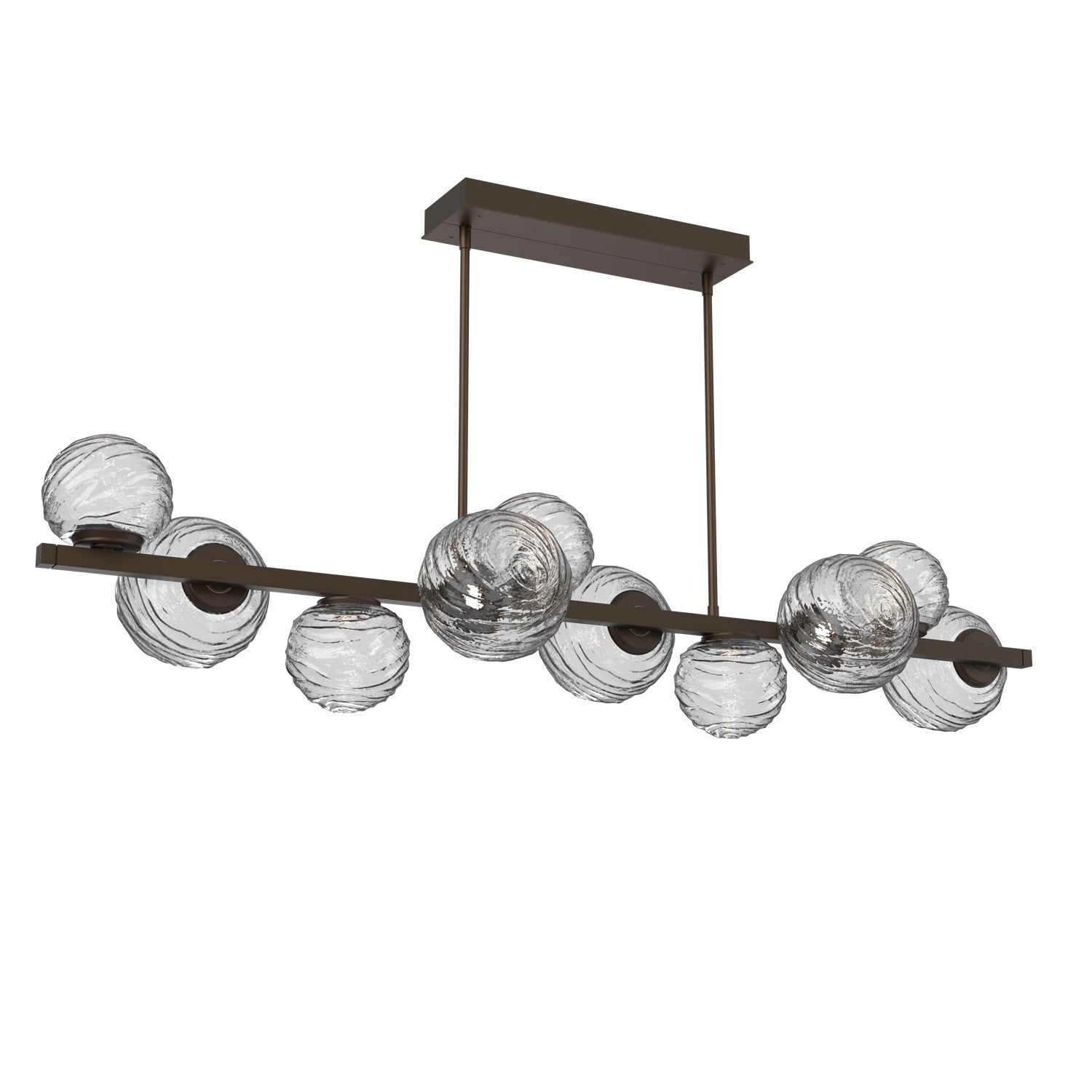 Hammerton Studio - PLB0092-T0-FB-C-001-L3 - LED Pendant - Gaia - Flat Bronze
