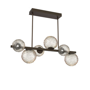 Hammerton Studio - PLB0092-T6-FB-A-001-L3 - LED Pendant - Gaia - Flat Bronze