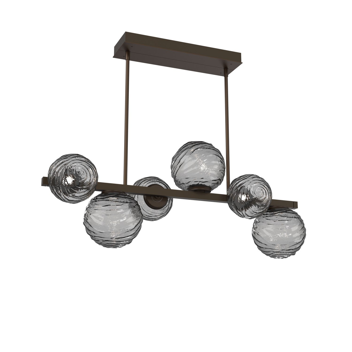 Hammerton Studio - PLB0092-T6-FB-S-001-L1 - LED Pendant - Gaia - Flat Bronze