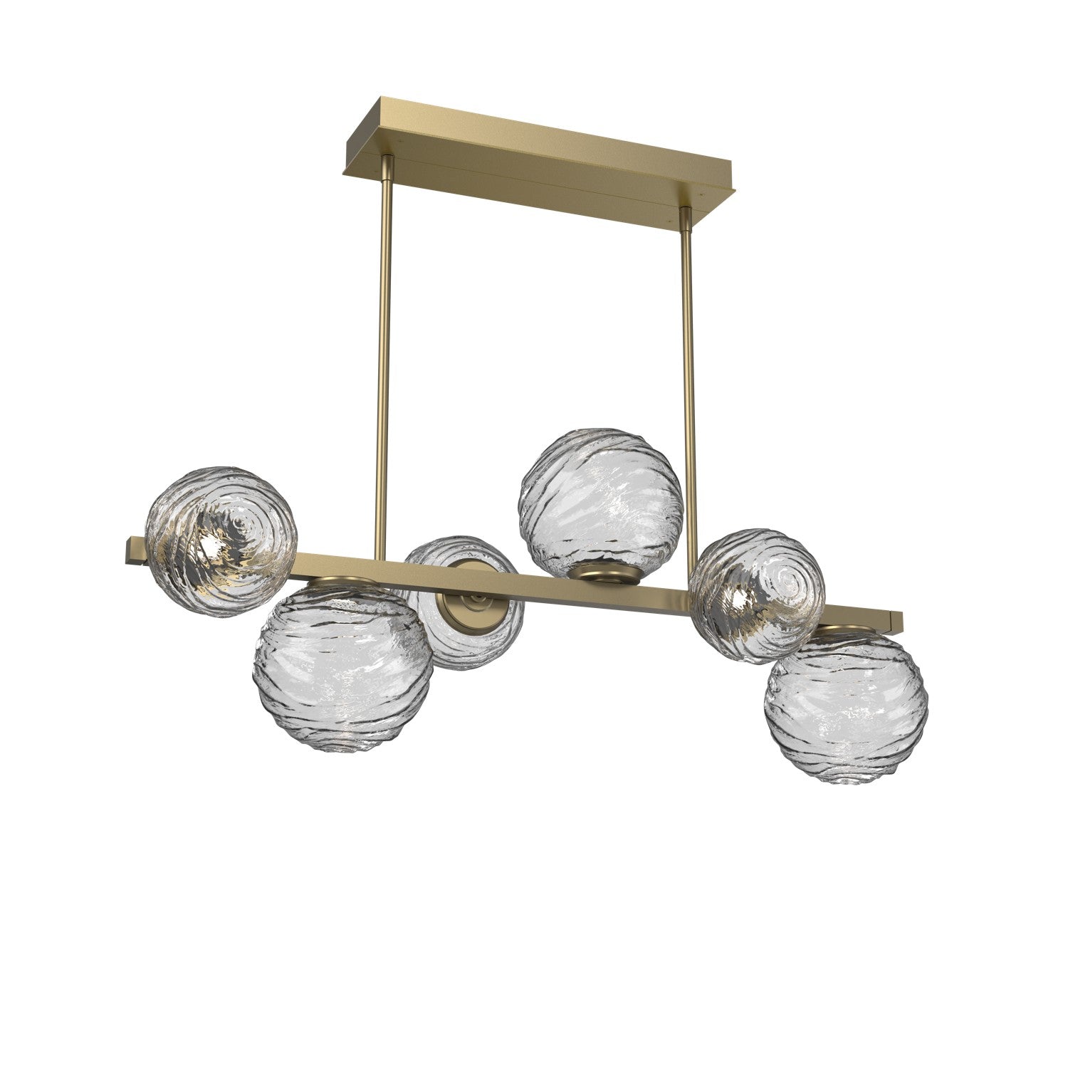 Hammerton Studio - PLB0092-T6-GB-C-001-L3 - LED Pendant - Gaia - Gilded Brass