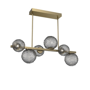 Hammerton Studio - PLB0092-T6-GB-S-001-L3 - LED Pendant - Gaia - Gilded Brass