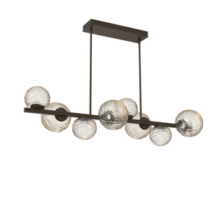 Hammerton Studio - PLB0092-T8-FB-A-001-L1 - LED Pendant - Gaia - Flat Bronze