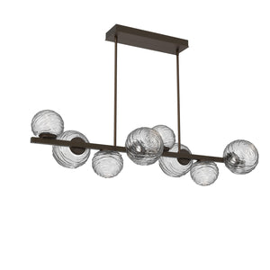 Hammerton Studio - PLB0092-T8-FB-C-001-L1 - LED Pendant - Gaia - Flat Bronze