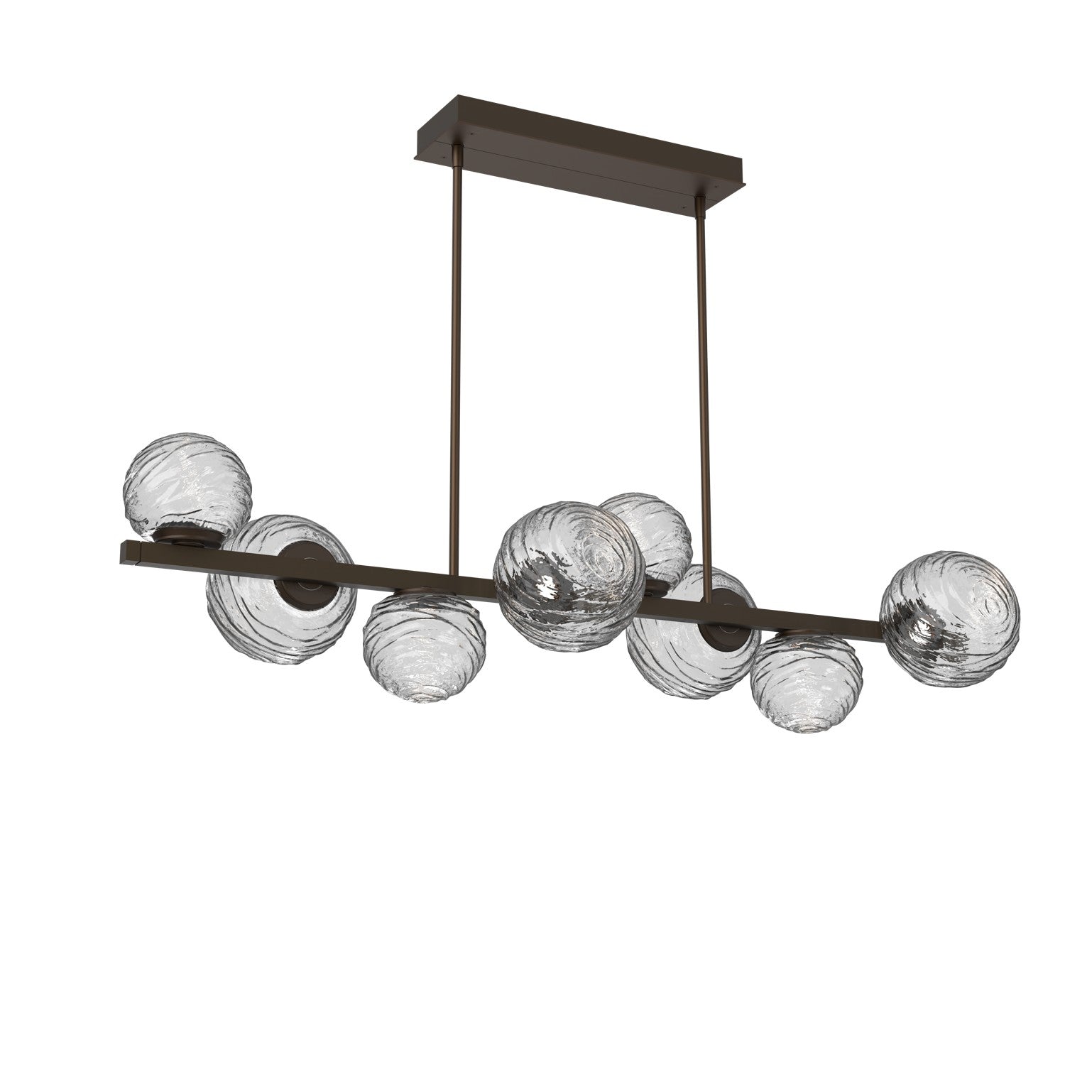 Hammerton Studio - PLB0092-T8-FB-C-001-L3 - LED Pendant - Gaia - Flat Bronze