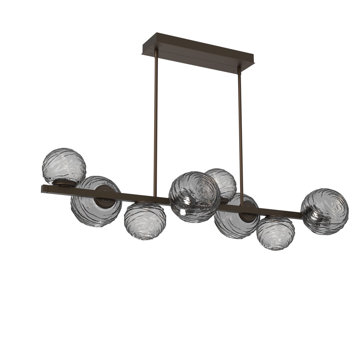 Hammerton Studio - PLB0092-T8-FB-S-001-L1 - LED Pendant - Gaia - Flat Bronze