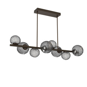 Hammerton Studio - PLB0092-T8-FB-S-001-L1 - LED Pendant - Gaia - Flat Bronze