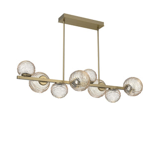 Hammerton Studio - PLB0092-T8-GB-A-001-L3 - LED Pendant - Gaia - Gilded Brass
