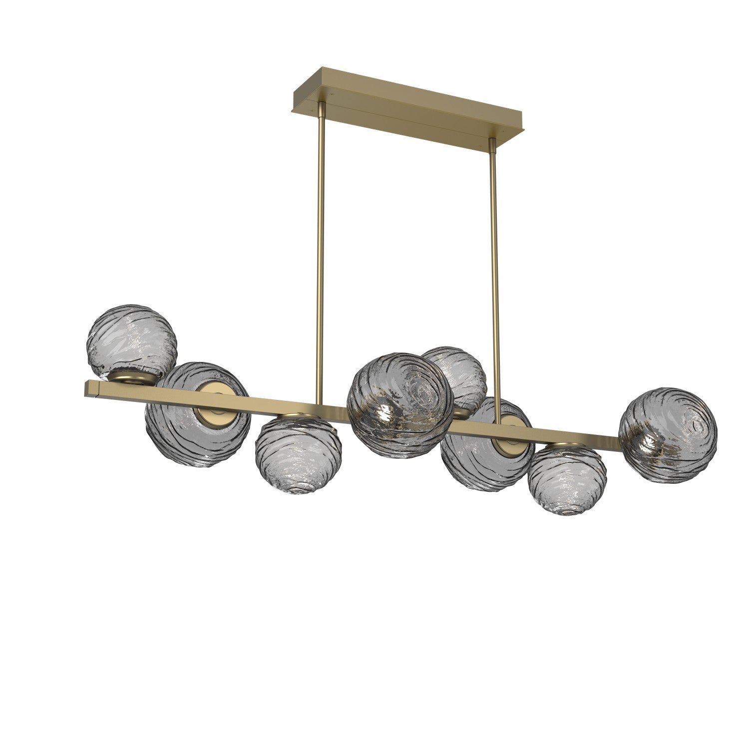 Hammerton Studio - PLB0092-T8-GB-S-001-L3 - LED Pendant - Gaia - Gilded Brass